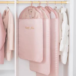 High-End Hanging Clothes Dust Cover Storage Bag down Jacket Coat Cover Large Capacity Wardrobe Organizer Cotton Material