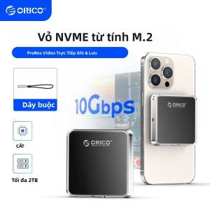 Vỏ Ổ Cứng SSD NVMe ORICO 2230M2 10Gbps USB Type-C Sang M.2 Bộ Chuyển Đổi Ngoài Cho iPhone 15 Pro Max MacBook - Vỏ Hợp Kim Nhôm