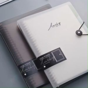 Thicken Binder Notebook Shell With Refill Hard Cover Notepad File Folder Stationery School Supplies