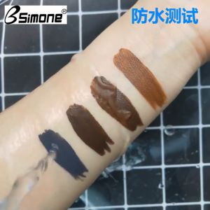 4 Colors Eyebrow Cream Enhancers Long-lasting Waterproof Air Cushion Dye Eye Brows Gel Brown Tinted With Brush Eyebrow tint natural sweatproof