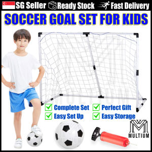 r Goal Set- Portable Soccer Net Mini Football Set Outdoor and Indoor Sports for Young Teenagers Backyard Soccer Goals Birthday Gifts for Toddler Boys Girls Ages 3-12 | Soccer Play Set | Soccer Toys Set