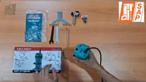 NRT-PRO 3709HD Mesin Profil Kayu 6mm Wood Trimmer Router 3709 HD