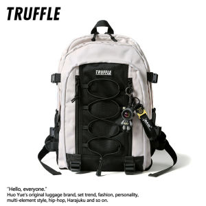 กระเป๋าเป้สะพายหลังสไตล์ญี่ปุ่น truffle กระเป๋าใส่แล็ปท็อปความจุใหญ่แนวช่างกลสำหรับทั้งผู้ชายและผู้หญิงกระเป๋าเป้กระเป๋านักเรียนสำหรับนักเรียนต้นและมัธยมปลาย