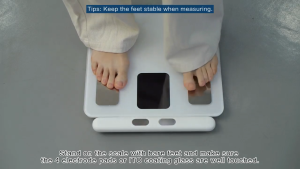 Cân đo lượng mỡ cơ thể Camry 8 điện cực đo lượng mỡ cơ thể tần số kép chịu lực 180kg ứng dụng Bluetooth cân sức khỏe giảm cân trong phòng tắm