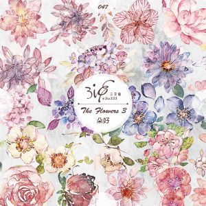 Fairy Lights Journal - READY STOCK/ 3ie: The Flower 3 crystal floral tape