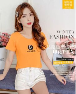 Open Back Bow Loose and Slim Wearing Short Sleeved T-shirt on Both Sides New Summer Top for Women