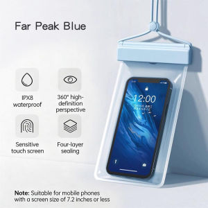 【Y】Universal Transparent Waterproof Touchscreen Phone Pouch Outdoor Diving And Swimming Crossbody Phone Case