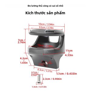Giá Đỡ Cốc Xe Hơi Suzuki Jimny 2019-2023 Màu Đen Đế Để Đồ Uống Thiết Kế Tiện Dụng Vận Hành Một Tay Phụ Kiện Nội Thất Dành Cho JB74 JB64
