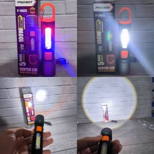 PROBEST P-100ZS LAMPU SENTER TANGAN ZOOM 100W HAND LAMP RECHARGEABLE 100 WATT SUPER TERANG