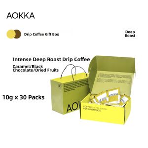 AOKKA | Deep Roast Freshly Ground Drip Coffee 30 Bags