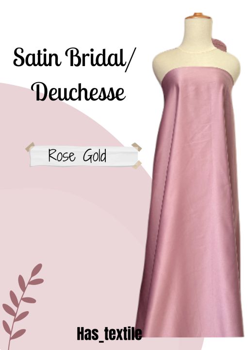 Dress kain satin bridal hotsell