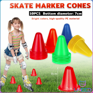 Need 10Pcs Training Cones Plastic Skate Marker Cones Football Soccer Practice