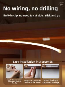 Xlys | Wireless Self-Adhesive Motion Sensor LED Light Strip for Entryway Shoe Cabinet Bed and Nighttime