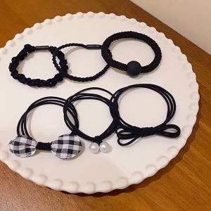 Set 6 Dây Cột Tóc Nhiều Kiểu Xinh Xắn Dễ Thương Phong Cách Hàn Quốc Cho Nữ - Phụ Kiện RYRY