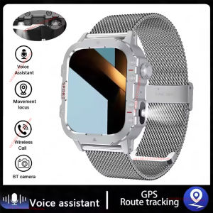 2026 New Military Grade Smart Watch Men GPS Flashlight 3ATM Waterproof Watch Bluetooth Calling 100+Sport Outdoor Smartwatch Hw12