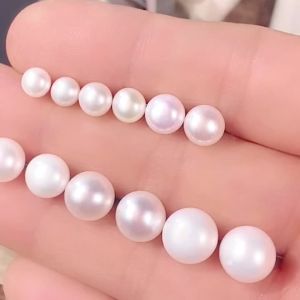 Huitan Round Simulated Pearl Stud Earrings for Women Minimalist Ear Accessories Fancy Earrings Simple Classic Jewelry Hot