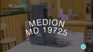 Máy xay sữa hạt MEDION MD 19725 Công suất nấu 1200W Công suất trộng 250W 9 chương trình nấu tự động 11 cấp tốc độ Tự làm sạch Bảo vệ chống quá nhiệt (Nhập Đức)