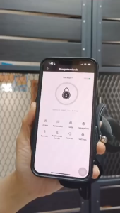 BIOSYSTEM DIGITAL LOCK GLASS & WOODEN DOOR B5