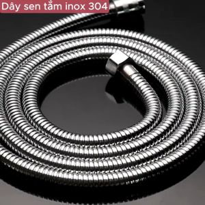 Dây sen tắm inox 304 - HODABOSS chóng hoen gỉ bền bỉ dây bát sen nóng lạnh chịu nhiệt tốt