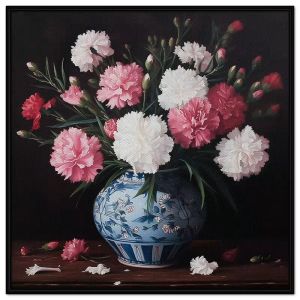 Tranh Hoa Cẩm Chướng. Tranh treo tường tranh dán tường Canvas. CGI-266