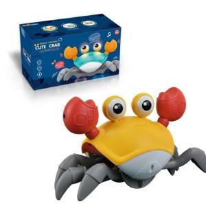 COD Mainan anak bayi Crab kepiting sensor music berjalan