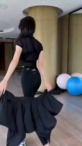 booty cover rok penutup pinggul pantat cover legging senam rok GMY Zumba rok senam