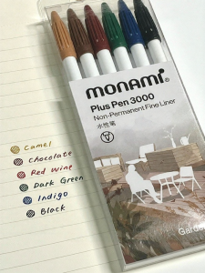Monami | Bộ Bút Graffiti Viết Tay Học Sinh 6 Màu