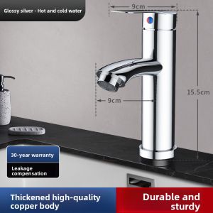 YALANDENG | Cold & Hot Water Faucet for Bathroom Washbasin