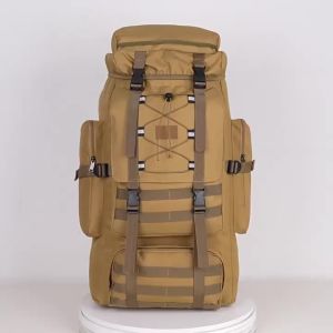 SCIONE | 80L Ba Lô Cắm Trại Cỡ Lớn Dành Cho Nam Giới Đi Bộ Leo Núi Túi Leo Núi Với Hệ Thống Molle Hệ Thống Molle Ngoài Trời Chiến Thuật Ba Lô Du Lịch Hành Lý Đeo Vai
