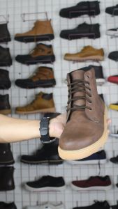BLUCRAT SEPATU BOOTS SAFETY CRYPTON BROWN / SEPATU UJUNG BESI / SEPATU SAFETY / SEPATU BOOTS PRIA / SEPATU KERJA LAPANGAN