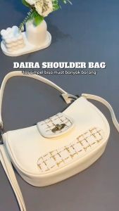 DIARA Tas Selempang Wanita - Slingbag Shoulder Bag Wanita - Tas Wanita Estetic Kombi Kanvas sintetis