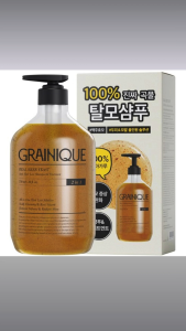 Grainique Real Brewer’s Yeast Hair Loss Shampoo & Treatment 770ml | 2-in-1 Hypoallergenic Korean Hair Loss Solution | Deep Scalp Cleansing Strengthening & Nourishing with Real Malt & Beer Yeast