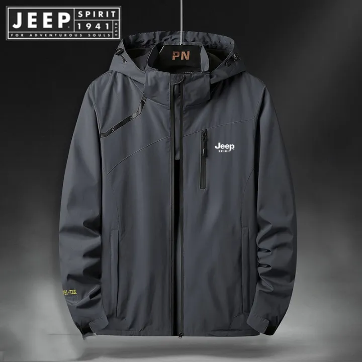 JEEP SPIRIT 1941 ESTD Winter jacket Men s travel outdoor waterproof windbreaker Travel outdoor jacket Lazada PH