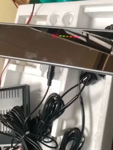 EQUATORPOWERBOXเซนเซอร์ระบบเตือนภัยรถถอยหลังเซนเซอร์4จุด+จอกระจกมองหลังแบบดิจิตอล