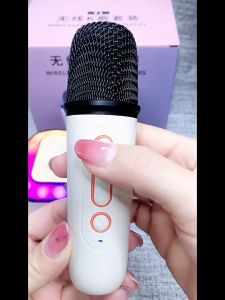 🇸🇬 [In Stock]Wireless Bluetooth Karaoke System For Home With 2 Wireless Microphone Bluetooth Family Singing Home KTV Karaoke Set