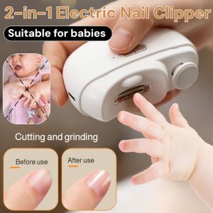 Baby Nail Trimmer Electric Nail Clippers Safe and Precise Trimming Easy and Convenient Intelligent Speed Control婴儿宝宝修甲器