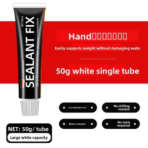 LECAN | No-Nail No-Drill Quick-Drying Adhesive for Wall Tiles and Metal Shelving Small Size