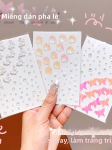 ENEN | Nhãn Dán Mặt Keo Dính Trang Điểm Sân Khấu Hình Bướm Đá