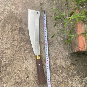Dao chặt dừa làm bằng thép trắng lưỡi dài 40cm cả cán bản rộng 7cm