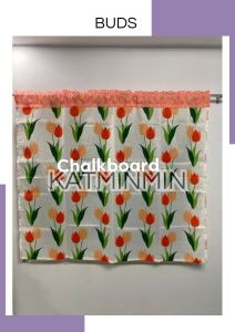 chalkboard curtain buds geena fabric km curtain