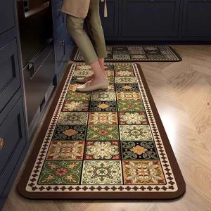 Thảm Họa Tiết VIKAMA BOHO - Phòng Ngủ Phòng Khách Chống Bụi Bẩn Dễ Dàng Làm Sạch Phòng Giặt Bằng Vải Polyester Hành Lang Thảm Trải Chân Phòng Ăn Trang Trí Nhà Cửa