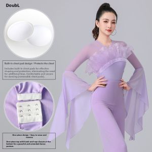 DANBAOLUO | Dancing Special New Fashion Long Sleeve Flared Dancewear