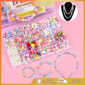 DREAMToy DIY Beaded Perempuan Manik Gelang Kalung Mainan Edukasi Anak