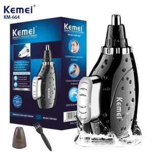 Kemei Ear Nose Hair Trimmer Device Hand-Operated Nose Hair Device Manual Power Waterproof Without Electricity KM-664