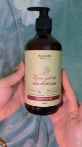 Nước Giặt Xả Hữu Cơ Bồ Hòn ECOCARE Kết Hợp Tinh Dầu Hoa Nhài 500ml- 2L-4L Giặt Xả An Toàn Với Mọi Loại Vải