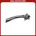 CR 152 Cafe Racer Keeway BOTTLE PIPE - Plug and play - Stock - STAINLESS - Double tube elbow - MAKAPAL. 