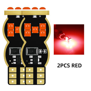 KEVANLY | 2PCS Canbus W16W T15 920 921 912 LED 15smd Reverse Light Bulbs Backup Parking Light Lamp Bulbs NO ERROR 12V White Red Amber