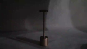 LED Wireless Iron Table Lamps 3 Color Changeable & Dimming Table Light Type-C Rechargeable Matte Metal Shell Reading Light