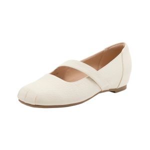Josiny | New Spring Casual Beige Mary Janes Flat Womens Shoes