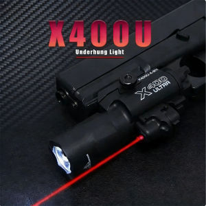 X400 Nylon LED Flashlight 200LM White Light  Outdoor Compact Light Compatible with 20mm Rail for Team Games